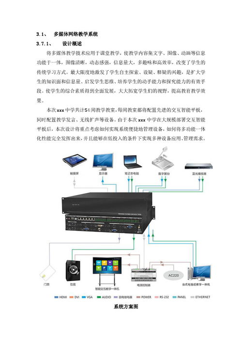 多媒體網絡教學系統設計方案